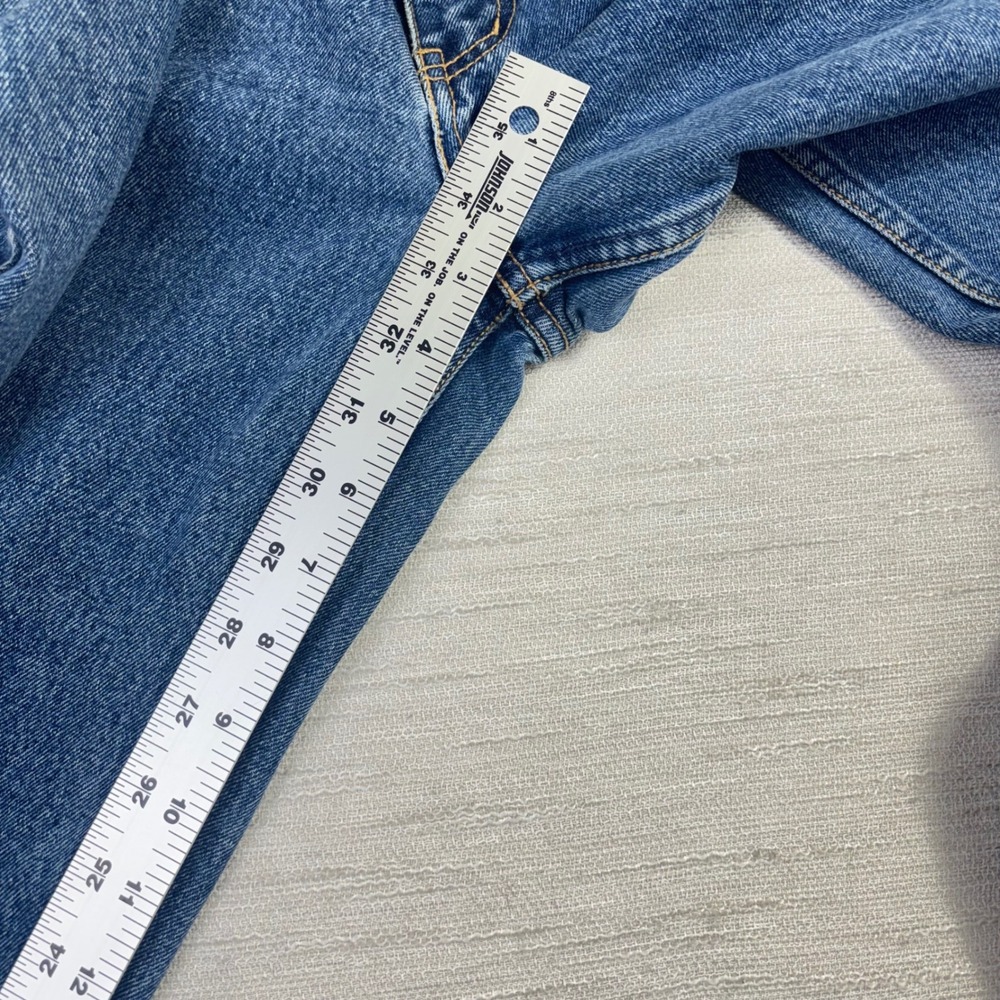 Vintage Lawman Western Jeans Womens 13 High Rise Straight Leg Rodeo Cowgirl - Picture 10 of 15